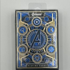 Marvel Avengers Blue and Gold Premium Playing Cards